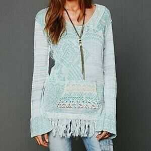 Free People Dream Time Story Hooded Sweater
